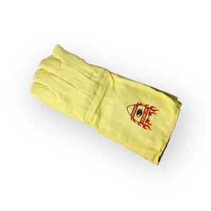 MADE WITH KEVLAR HIGH HEAT RESISTANT GLOVES FURNACE Hi Heat Shield WELDING - Picture 1 of 4