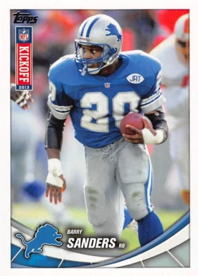 2013 Topps Kickoff Football Barry Sanders #43 NM/MT CONDITION DETROIT LIONS - Image 1 of 2