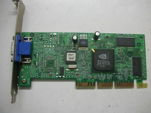 Video Card Internal Used NVIDIA Vanta16 Riva TNT2 64 AGP VGA Board Vintage Ok - Picture 1 of 2