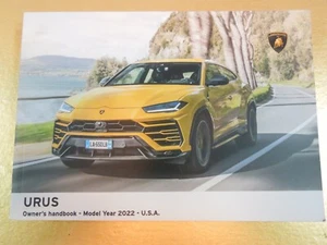 2022 LAMBORGHINI URUS OWNERS MANUAL MINT - Picture 1 of 3