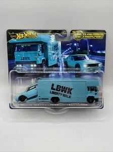 Hot Wheels Premium Team Transport Nissan Skyline 2000GT-R LBWK y Fleet Flyer #69 - Imagen 1 de 9