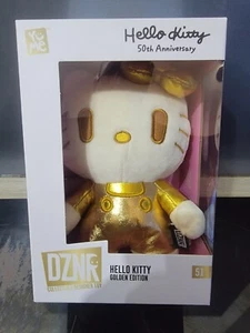 Sanrio DZNR Plüsch Hello Kitty 50th Gold Anniversary Edition 18 cm 51 - Bild 1 von 1