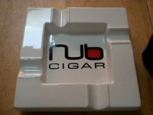 NUB CIGAR COMPANY, JUMBO SIZED, CERAMIC ASHTRAY [ 8" LENGTH ], VINTAGE - Picture 1 of 12