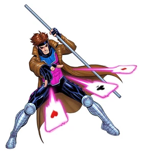 Calcomanías adhesivas de vinilo X-Men Gambito 3"-6" - Imagen 1 de 1