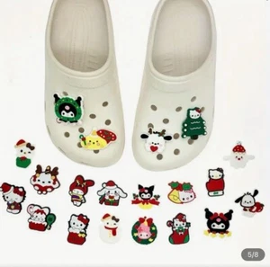 20pcs Sanrio Christmas For Croc Charms Shoe Jewelry Decoration - Picture 1 of 5