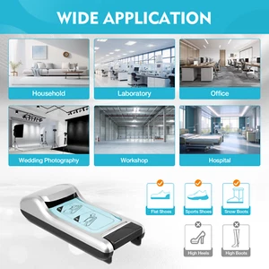Dispensador automático de cubierta de zapatos máquina de película desechable para zapatos apto para hogar y oficina - Imagen 1 de 12