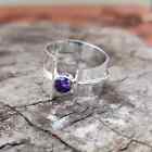 Amethyst Ring 925 Sterling Silver Band& Statement Ring Handmade Ring All Size
