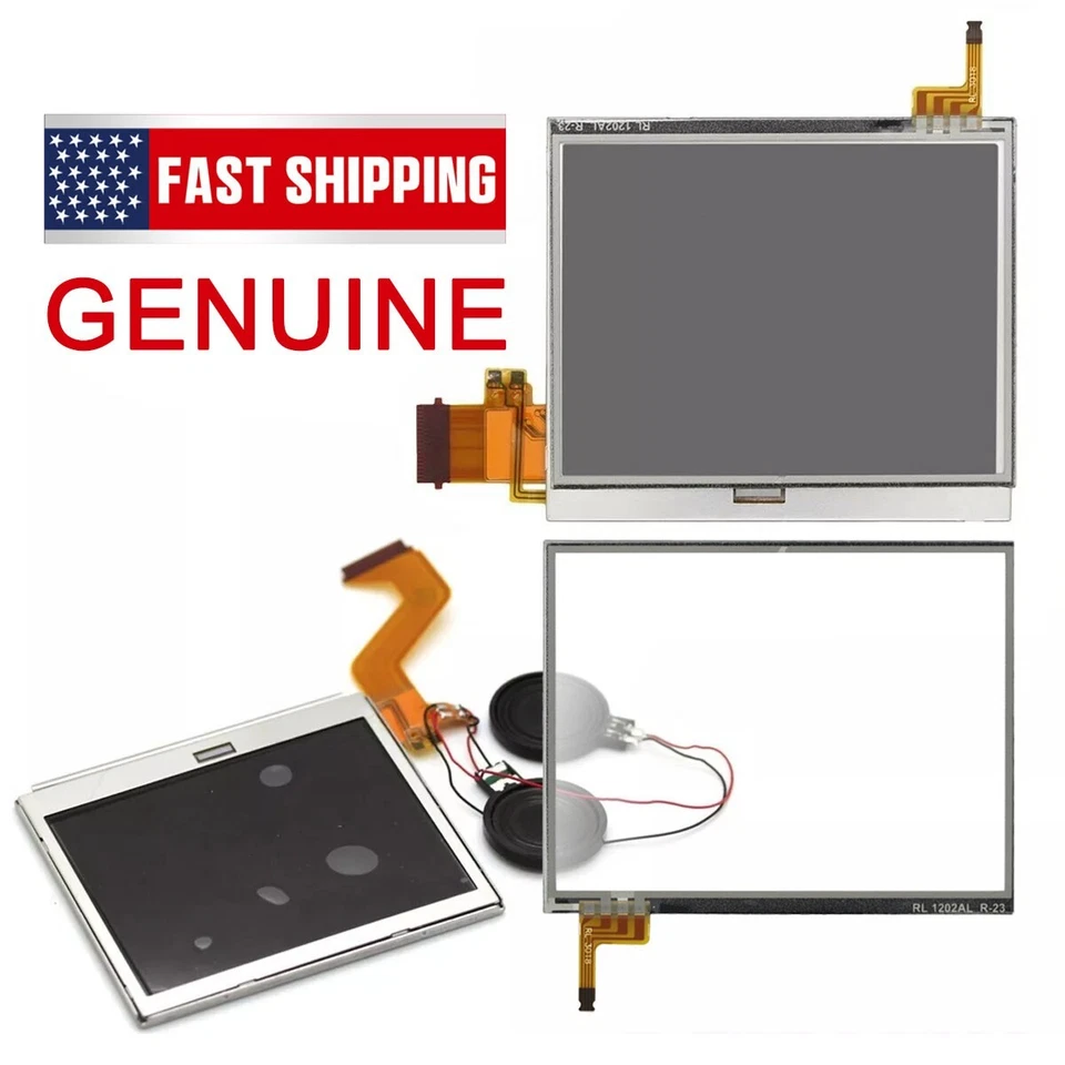 LCD Display Touch Screen Digitizer Assembly For Nintendo DS Dual Screen Lite OEM - Image 1 of 1