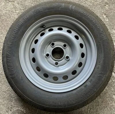 1x Neuwertige Räder 14 Zoll PKW-Anhänger Stahlfelge 5.5Jx14 H2 ET 30 Starco - Bild 1 von 4