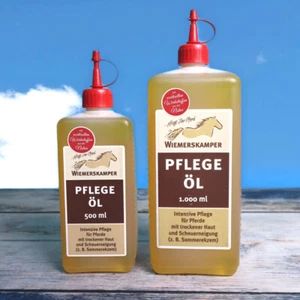 Wiemerskamper Pflegeöl 1000 ml - intensive Pflege für die getresste Pferdehaut - Bild 1 von 1