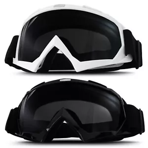 Motorcycle Goggles ATV Dirt Bike Anti Scratch Motocross UV400 Protect Bendabl... - Picture 1 of 8