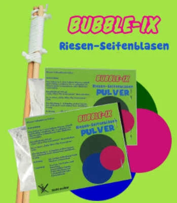 Riesen Seifenblasen Pulver Set für Geburtstag Hochzeit Fest Party - Bild 1 von 4