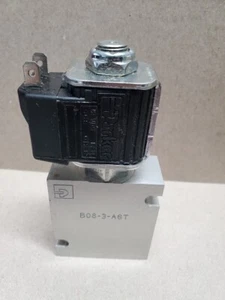 PARKER B08-3-A6T Valve Base with 12 VDC 14W solenoid powerboss # 3302091 - Picture 1 of 4