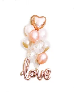 Love Balloons Engagement Party Decorations Bridal Shower Proposal Kitchen Tea - Picture 1 of 7