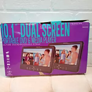 Proscan Elite 10.1" Portable Car DVD & Media Player Dual Screen PEDVD1082 - Picture 1 of 4