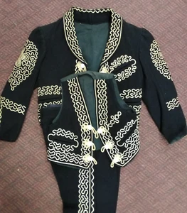 MARIACHI SUIT COSTUME SMALL (CHILD'S?) SEE PICTURES - Picture 1 of 12
