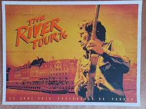 Bruce Springsteen 2016 Limited Numbered Tour Poster Denmark June 22 - Picture 1 of 2