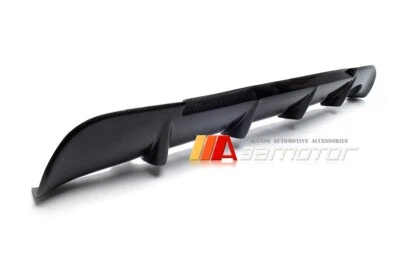 Carbon Fiber Rear Bumper Diffuser fits 2006-2007 Mitsubishi Evolution IX EVO 9 - Image 1 of 4