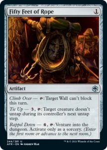 Cincuenta pies de cuerda - Lámina x1 - Aventuras en los reinos olvidados - Casi nuevo - Como nuevo, Eng - Imagen 1 de 1