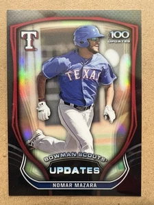 2015 Bowman Nomar Mazara Bowman Scouts Updates #BSU-NM Texas Rangers - Picture 1 of 2