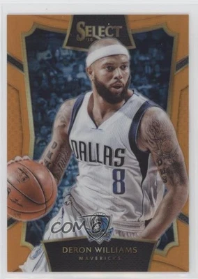 2015-16 Panini Select Concourse Orange Prizm /60 Deron Williams #13 - Image 1 of 2