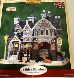 Lemax Lighted Building Caddington Village "Village Livery" 2008 New In Box - Picture 1 of 2