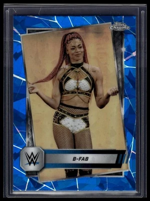 2025 Topps Chrome Sapphire WWE #67 B-Fab - Image 1 of 2