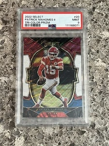 Patrick Mahomes 2022 Select Tri Color Prizm #’d/249 PSA 9 MINT Chiefs - Bild 1 von 2