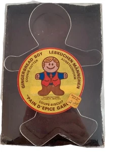 Tagliabiscotti Fox Run grande pane zenzero ragazzo uomo scatola originale 7,5" - Foto 1 di 9