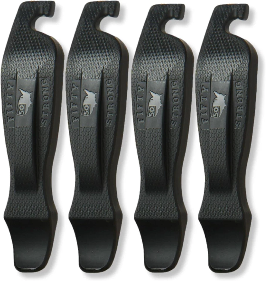 50 Strong Bike Tire Lever Set of 4 Easy Grip Bicycle Levers - Best Changing Tool