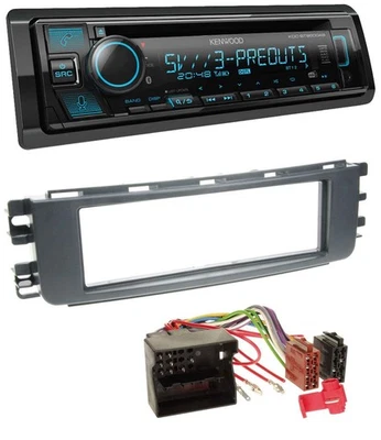 Kenwood Bluetooth USB CD MP3 DAB Autoradio für Smart ForFour (454, 2004-2006) - Bild 1 von 4