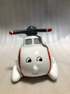 Rare Thomas the Tank Engine Harold Music Box ceramic Schmid - Picture 1 of 7