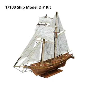 Sailboat diy Wooden Assembly Model Ship Model Assembling Building Kits  Halconi9 - Picture 1 of 10