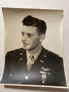 VTG WW II Photo Handsome Male Soldier Army Air Force - Picture 1 of 2