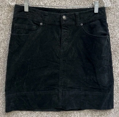 Patagonia Women's Corduroy Organic Cotton Size 4 Black 30 x 16 Skirt 58466 - Image 1 of 4