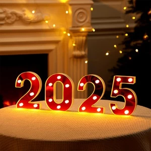 Coume LED Light up Number 2025 Graduation Decorative Number Led Marquee Sign ... - Picture 1 of 7
