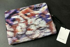 Paul Smith Blurred Cyclist Document Pouch 11 inch MacBook Air Case Ipad 