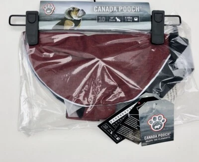 CANADA POOCH-Expedition Dog Adjust. Winter Coat CP01389 Red/black Sz 10 Small - Image 1 of 4