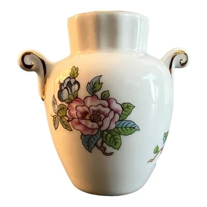 Aynsley England Bone China Vase Pembroke Pattern Bird & Floral Design Gold 3.25 - Picture 1 of 8