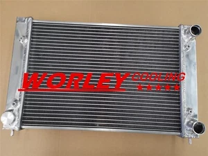 2Row ALUMINUM RADIATOR FOR VW CORRADO SCIROCCO JETTA GOLF GTI MK2 1.8 16V 86-92 - Bild 1 von 12