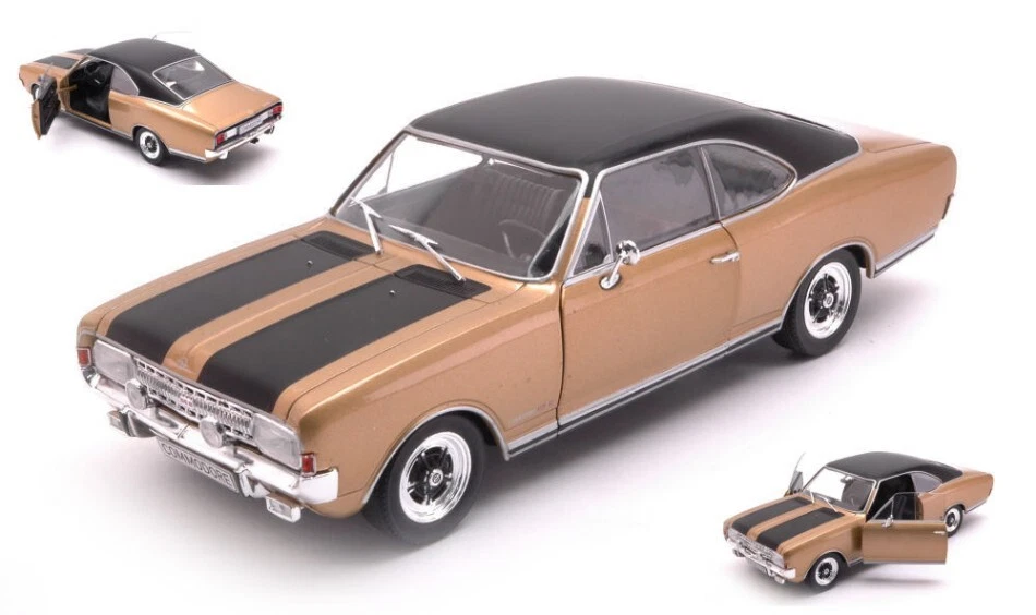 Whitebox OPEL COMMODORE A GS/E COUPE' GOLD/BLACK 1:24 - Immagine 1 di 1