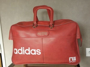 Vintage Tasche Sac Sport Adidas alte Turnbeutel Rucksack Spaziergänge Reise Sholdall selten - Bild 1 von 8