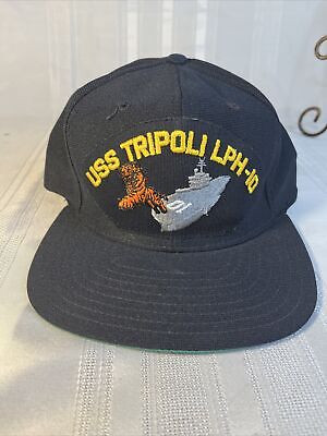 USS TRIPOLI LPH-10 HAT NAVY SHIP IWO JIMA CLA...