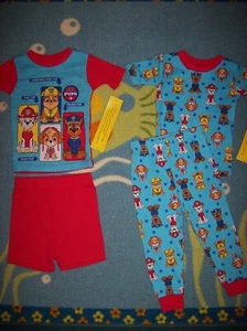 Paw Patrol Pajamas 2pc Set 2T 3T 4T 5Toddler Short Long Cotton New - Picture 1 of 4