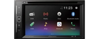 Pioneer Autoradio 6.2" 2 Din Radio DAB+ USB Lettore CD/DVD AVH-A240DAB - Immagine 1 di 3