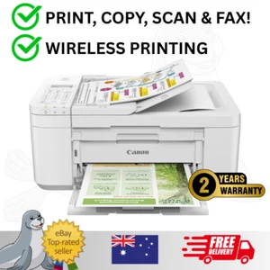 Canon Pixma Home All-In-One Printer Print Fax Copy Scan Wireless Wi-Fi - TR4665 - Picture 1 of 6