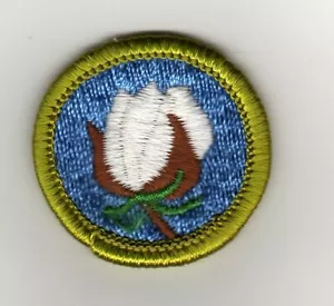 Insignia de mérito agrícola de algodón, tipo G, parte posterior de tela (1961-71), como nueva - Imagen 1 de 1
