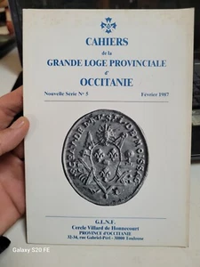 Hefte der Grande Loge Provinciale D'occitanie 5 ... Februar 1987. - Bild 1 von 3