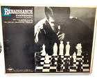 E S Lowe Renaissance Chessmen Chess Set Game Board Complete Vintage 1959
