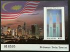 *KOSTENLOSER VERSAND Petronas Twin Towers Malaysia 1999 KLCC (ms)...